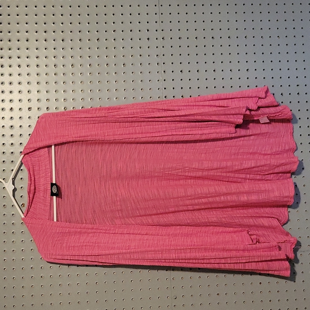 Bobeau Vibrant Pink Women's Cardigan